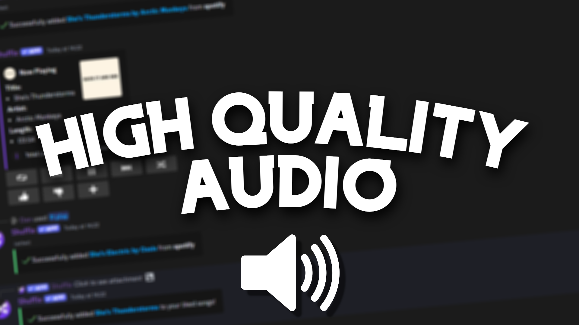 High Quality Audio